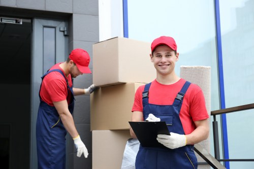 Commercial removals setup for an office or shop relocation in Streatham