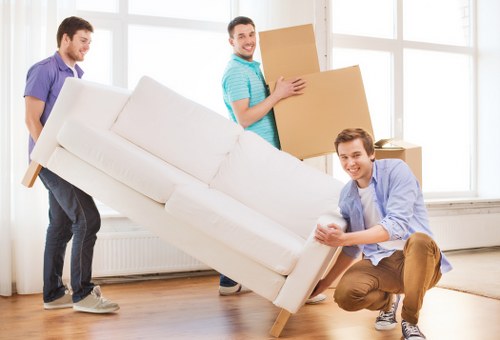 Organised delivery and setup for a commercial move in Streatham