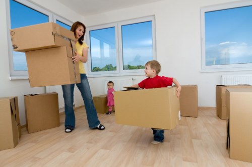 Packed moving van ready for a Streatham house or flat move