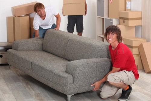 Moving furniture with a Streatham removal van service