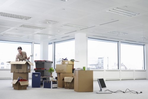 Professional movers handling a flat relocation in Streatham